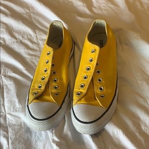 Yellow converse